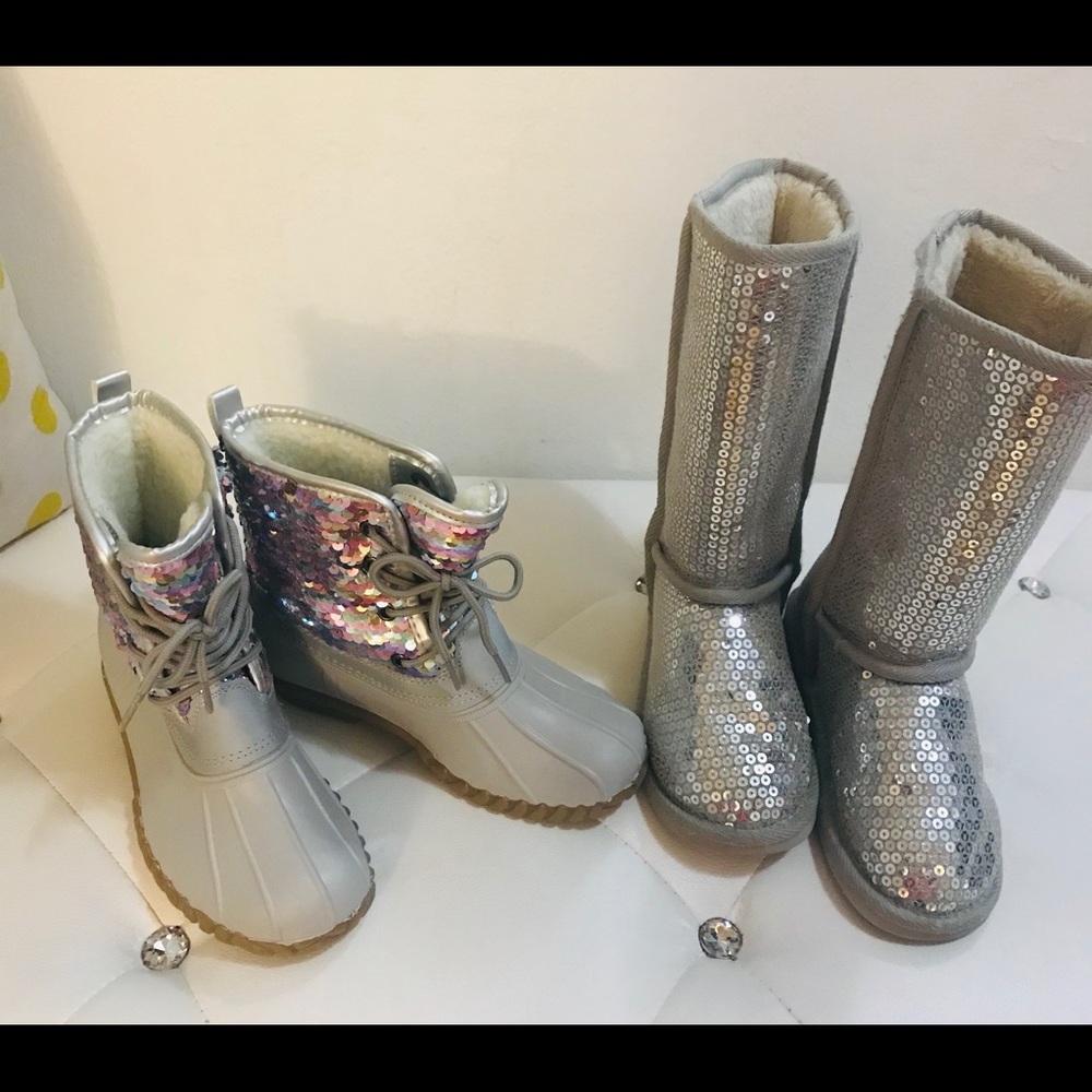 🤩Silver boot bundle size 1♥️